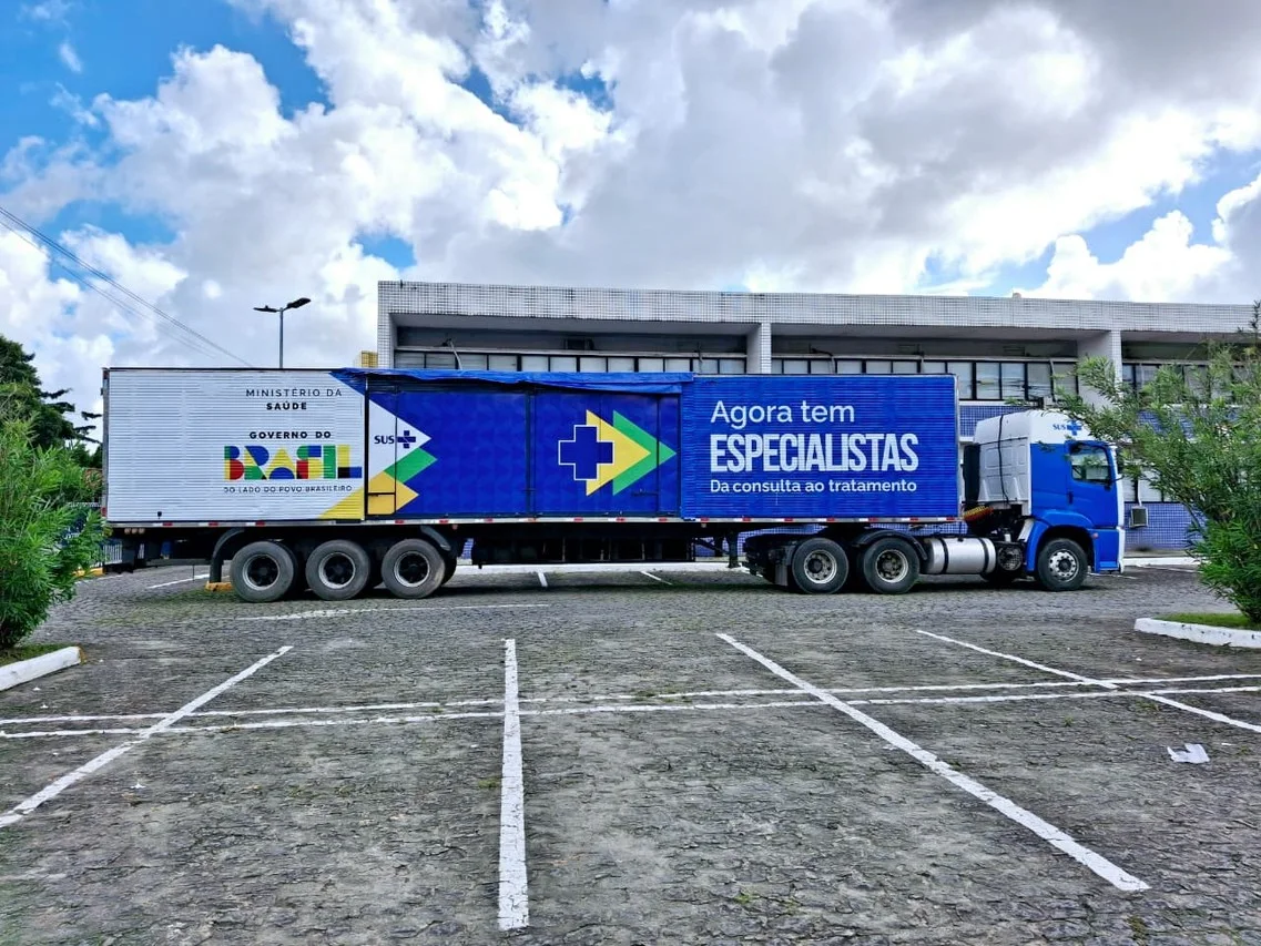 Carreta da Saúde da Mulher chega ao Cabo de Santo Agostinho na segunda (15) com mamografia e exames ginecológicos
