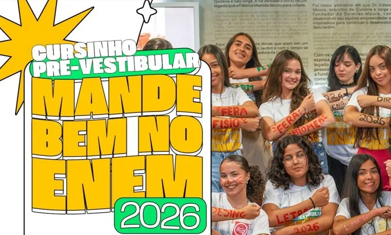 Cursinho gratuito Mande Bem no ENEM abre inscrições em Belo Jardim até 12 de junho
