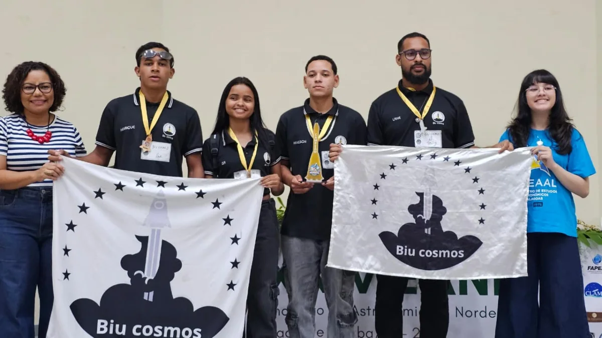 Escolas estaduais de Alagoas se destacam na competição de foguetes no Encontro de Astronomia do Nordeste