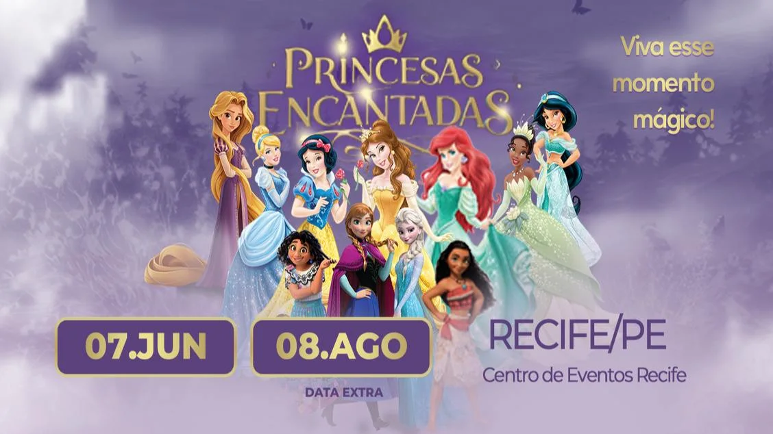 Espetáculo infantil Princesas terá sessão extra no Recife em 8 de agosto
