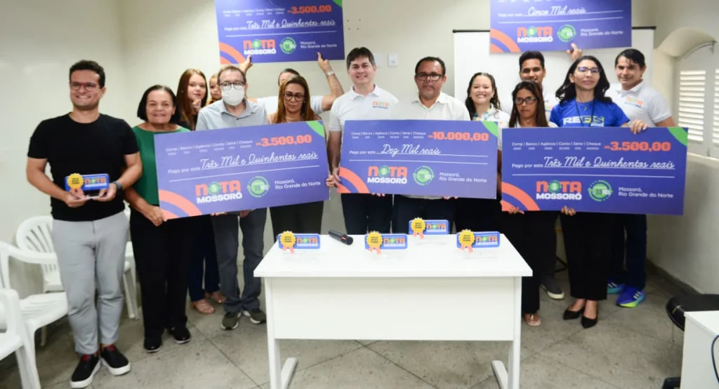 Nota Mossoró divulga cinco ganhadores do 19º sorteio; veja os nomes