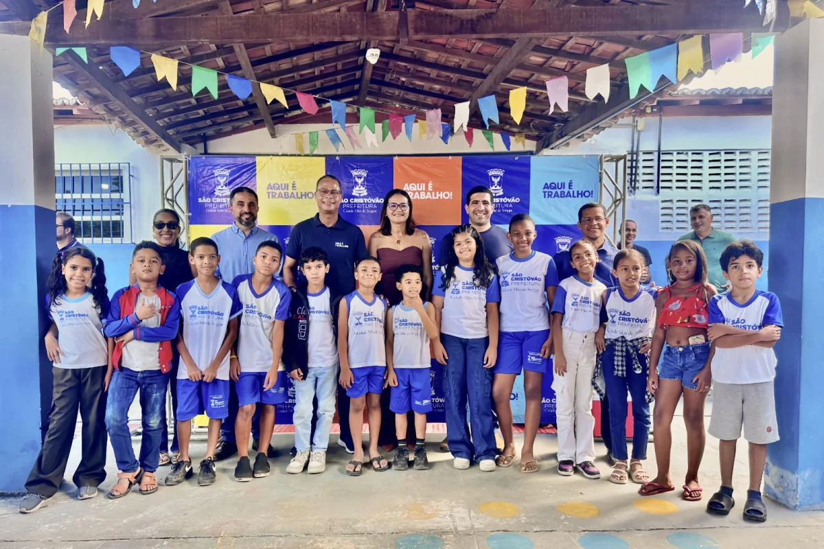 São Cristóvão investe R$ 1,8 milhão em reforma e ampliação de escola no Madre Paulina