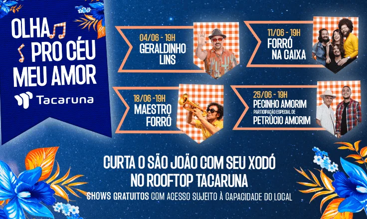 Shopping Tacaruna tem shows de forró gratuitos toda quinta em junho