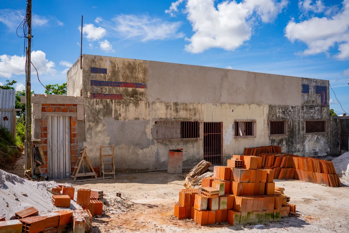 UBS José do Prado Franco Neto no Oiteiros passa por reforma com 70% das obras concluídas em Nossa Senhora do Socorro