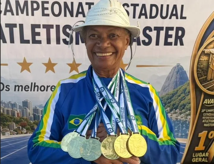 Atleta de Arapiraca conquista 6 medalhas de ouro no Campeonato Estadual de Atletismo Master