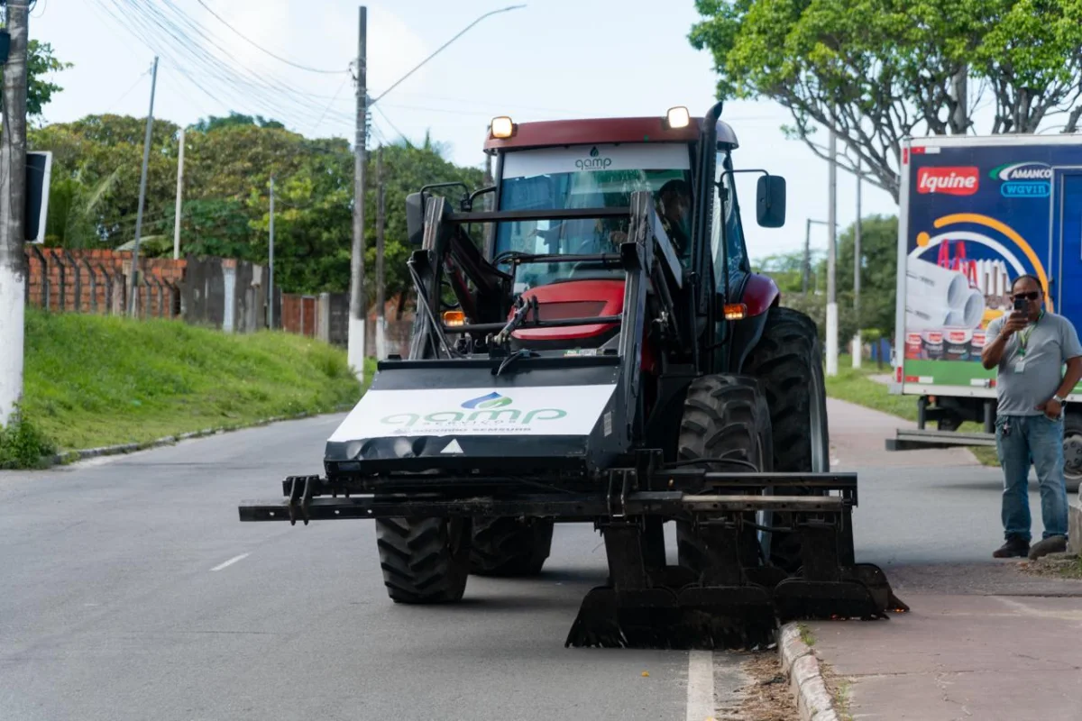 Capina elétrica começa a ser testada em Nossa Senhora do Socorro